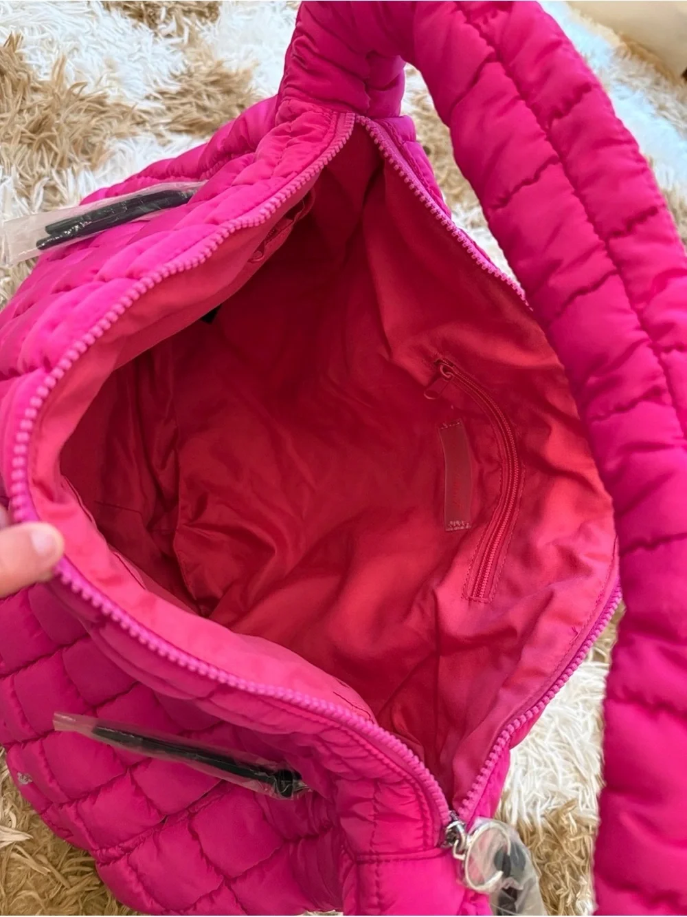 Brand New Free People Puffer Carry All Bag